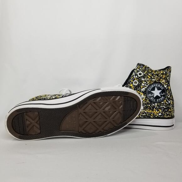 Converse Unisex CTAS Splatter Paint Hi Tops Women Size 7 #A00468F NWT - Picture 4 of 10